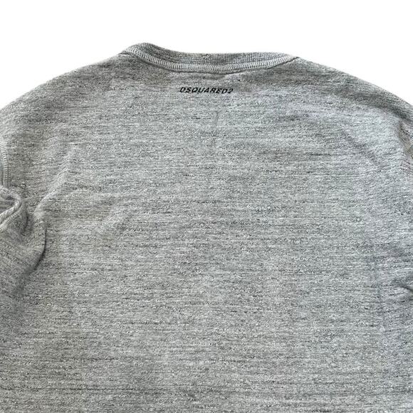 Dsquared2 Star 24-7 Distressed Crewneck 2000s Vintage T-shirt - Picture 4 of 5